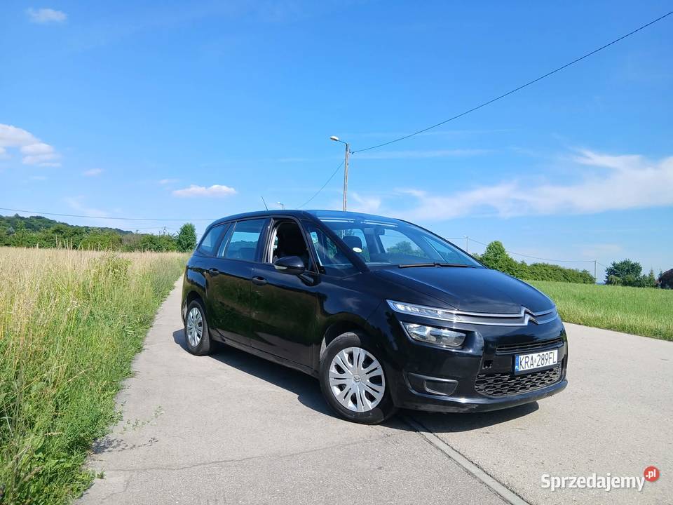 Citroen C4 Grand Picasso II 16 BlueHdi 99 2015r manualna Kraków sprzedam