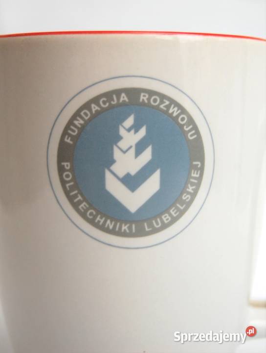 Kubek ceramiczny Fundacja Rozwoju Politechniki wielokolorowy Lublin sprzedam