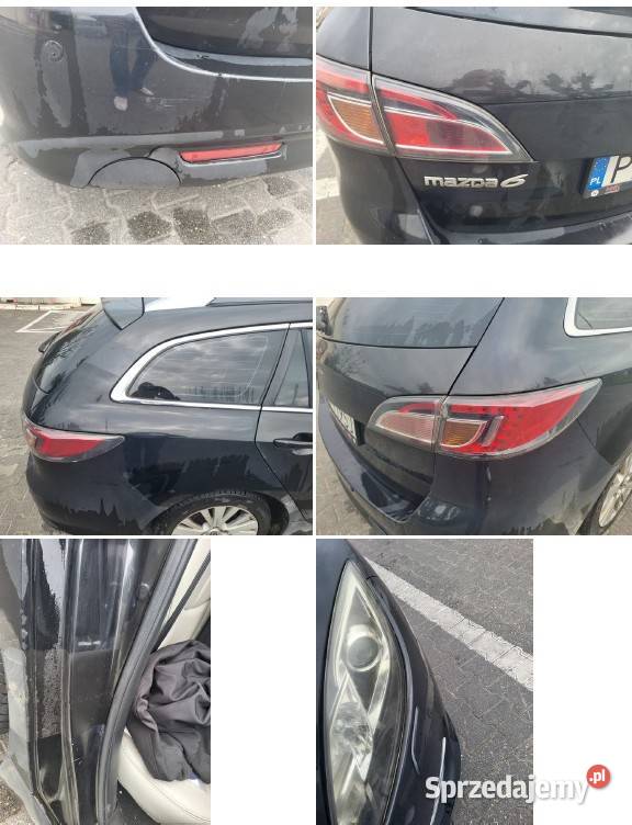 Syndyk sprzeda z wolnej ręki samochód Mazda 6 217268km wielkopolskie Poznań