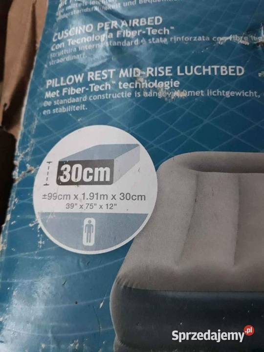 Dwa materace z wbudowaną pompą INTEX Sosnowiec sprzedam
