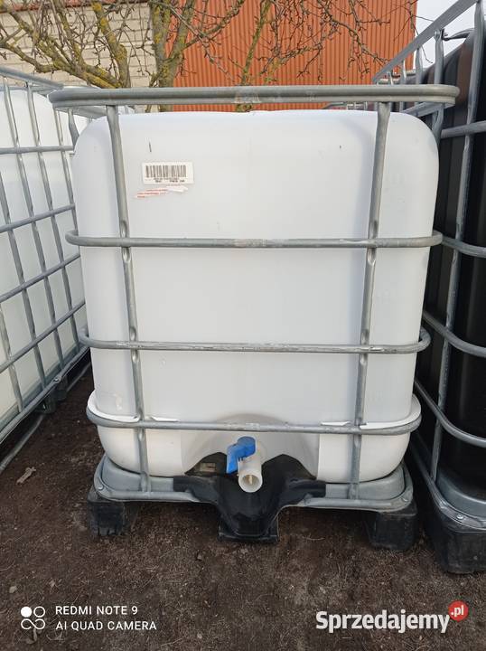 Paletopojemnik IBC 1000l mauzer mauser zbiornik Zbiorniki na deszczówkę Busko-Zdrój