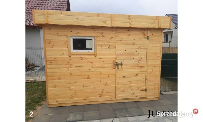 Drewniany domek na narzędzia Julek Domek schowek śląskie Katowice