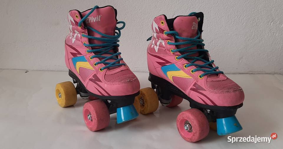 Crivit wrotki dziecięce różowy rozmiar 3334 sprzedam