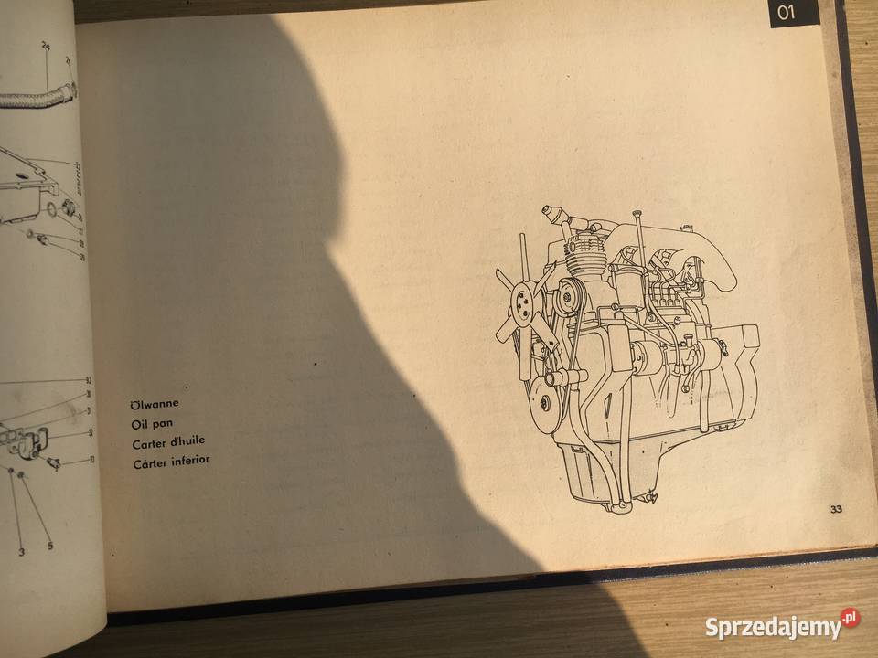 Dieselmotor 4 VD 145121 SRW Ersatzteilkatalog Łęczyca