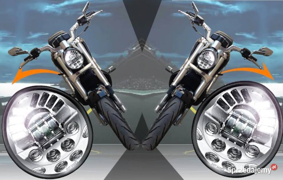 Lampa doświetlająca skręt zakręt Harley Davidson Wrocław