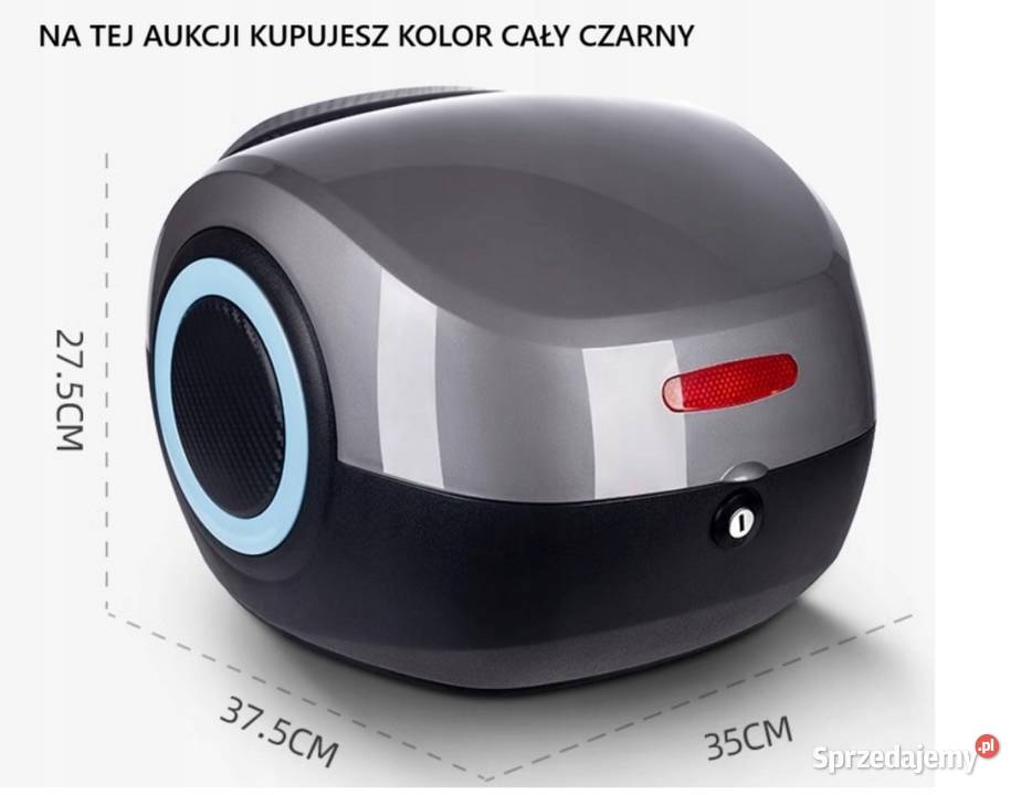 KUFER BAGAŻOWY CENTRALNY CZARNY Z PŁYTĄ Sosnowiec