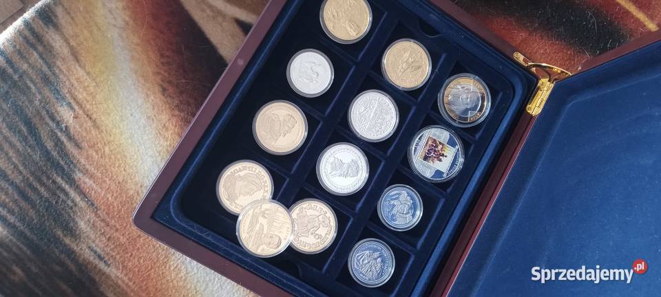 Monety pozłacane SN sprzedam