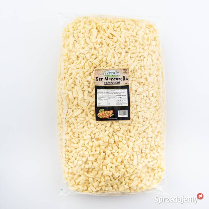 Ser mozzarella w wiórkach granulacie do pizzy Będzin