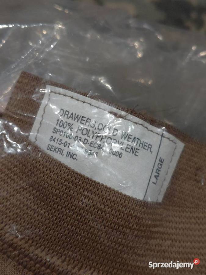 Ocieplacz kalesony ECWCS gen1 coyote Large Wrocław sprzedam