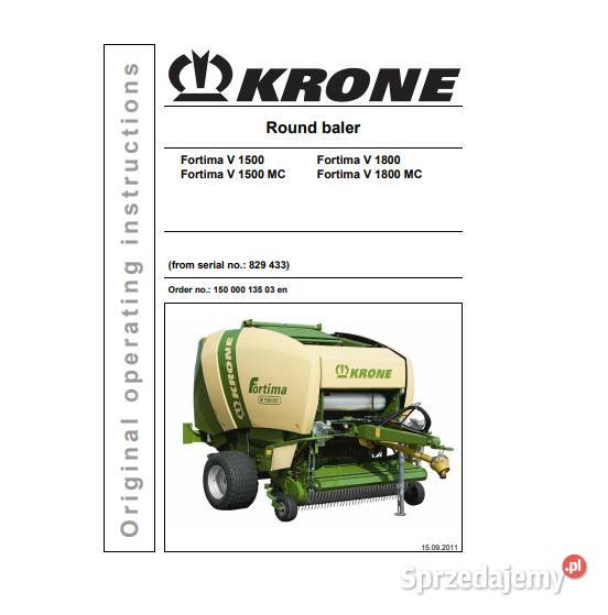 Krone Fortima v1500 v1500mc v1800 v1800mc Kielce