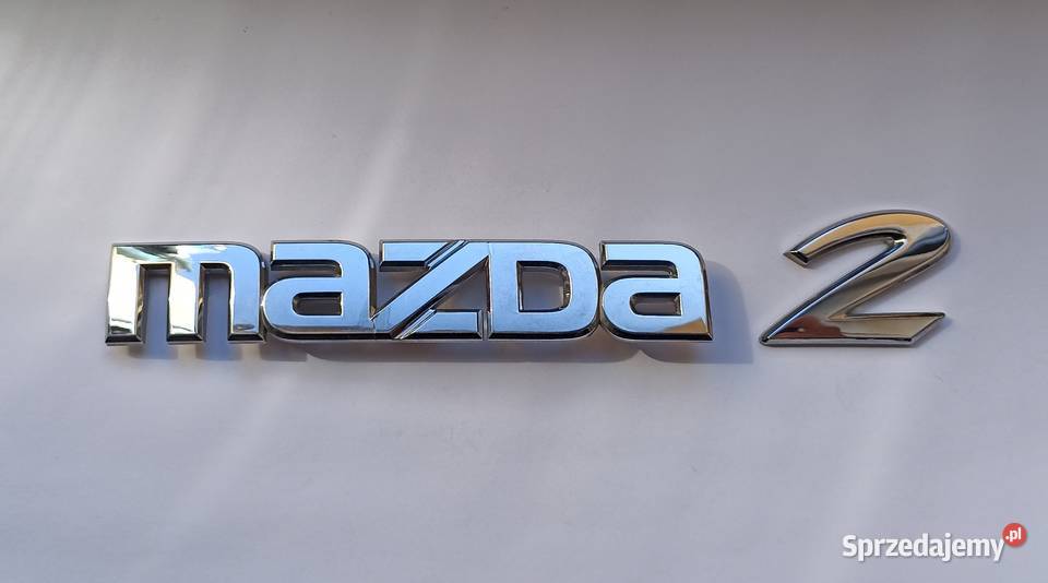 Napis znaczek emblemat Mazda 2 0714r Lipno