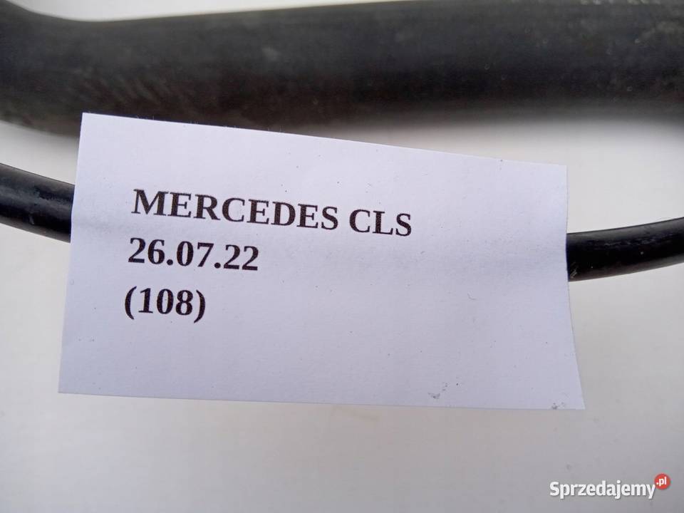 PRZEWÓD WĄŻ WODY MERCEDES CLS W219 E W211 35 B Układ chłodzenia Części Nowy Tomyśl