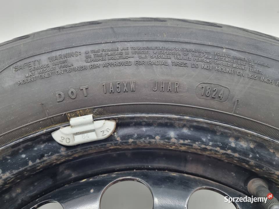 KOŁO ZAPASOWE Ford felga opona 20560 R16 5x108 Chełm