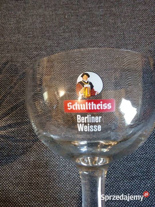 Piękne kielichy do piwa Schultheiss Berliner