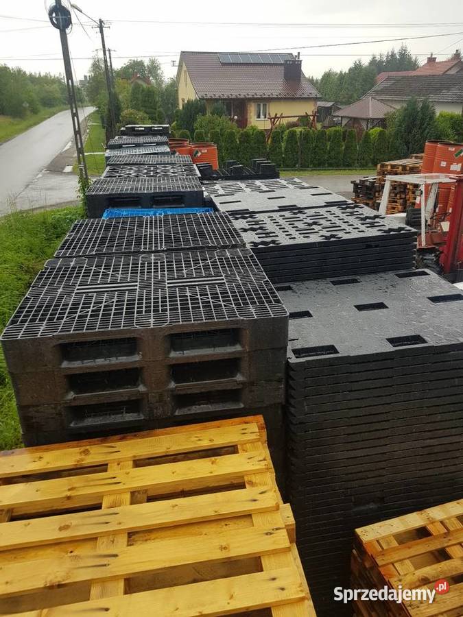 Palety plastikowe różne rozmiary Ławnica