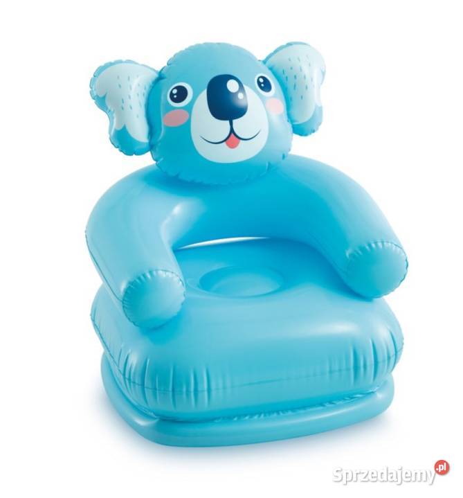 Fotel dmuchany pufa dzieci Koala INTEX 68556