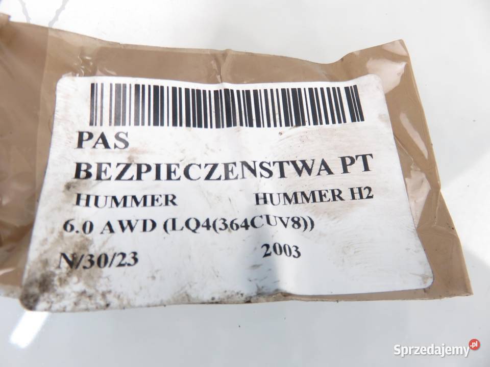 PAS PRAWY TYLNY HUMMER H2 15206796 osobowe