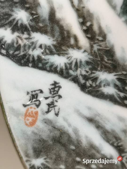 Talerz porcelanowy vintage Japonia