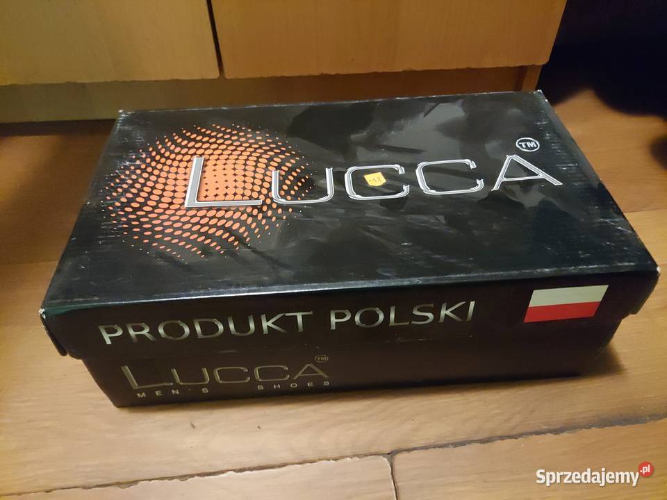 Buty Lucca eleganckie męskie 41 brązowy/beżowy wielkopolskie Kępno