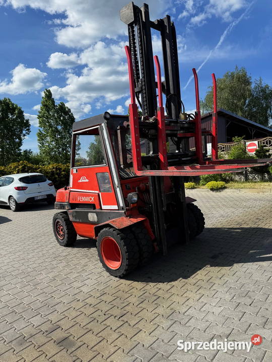 wózek widłowy LINDE H40D DEUTZ diesel bliźniacze łódzkie Działoszyn