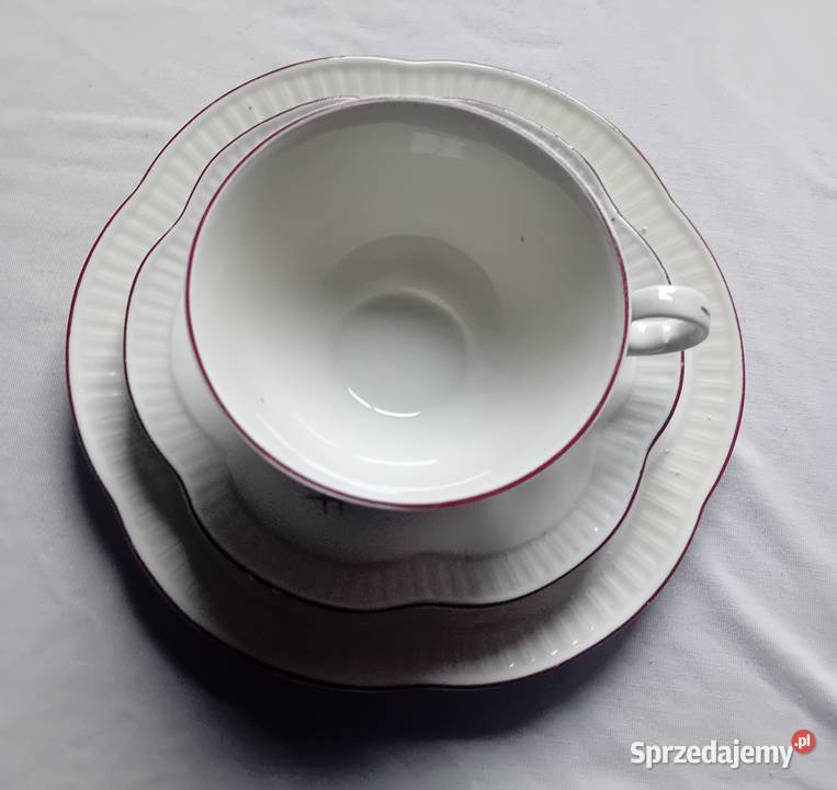 Zestaw śniadaniowy tio art deco Niemcy okres Koźminek