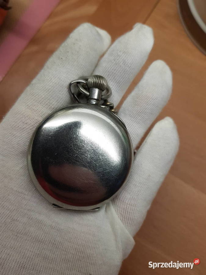 Szwajcarski kieszonkowy stoper Alpina WWI Chorzów