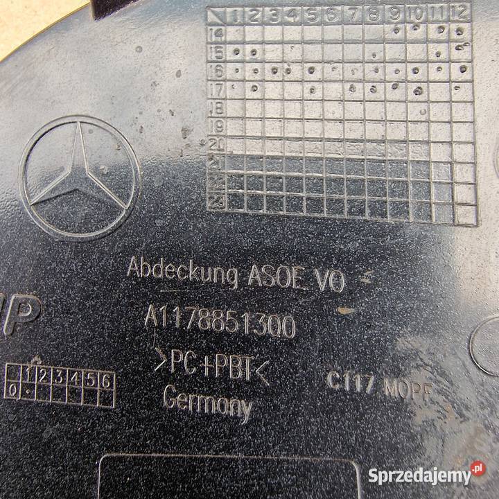 MERCEDES W177 CLA ZAŚLEPKA HAKA A1178851300