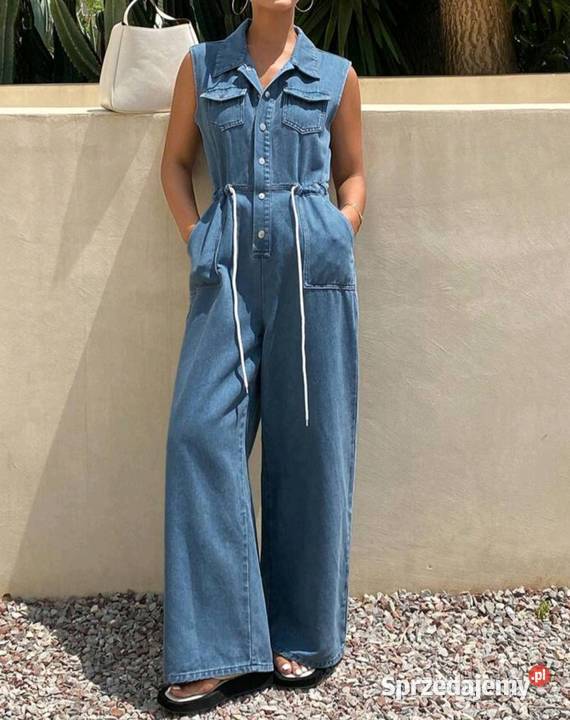 Kombinezon damski jeansowy Garwolin