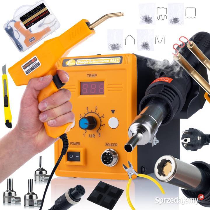 Stacja Lutownicza HotAir Rosfix 858D Zszywacz Ludźmierz