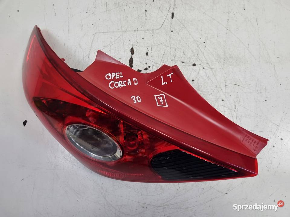 LAMPA TYLNIA LEWA Opel Corsa D 3D HTB 0614r LEWY osobowe lubelskie Chełm