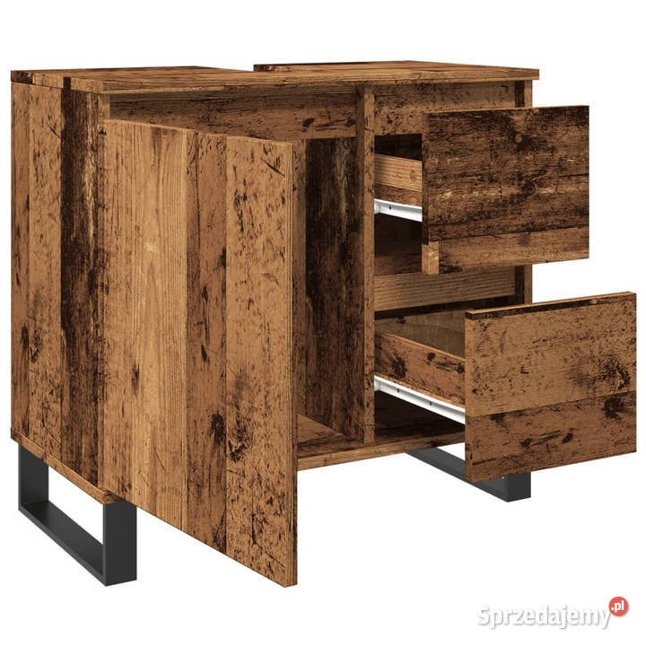 Szafka pod umywalkę stare drewno 65x33x60 Warszawa