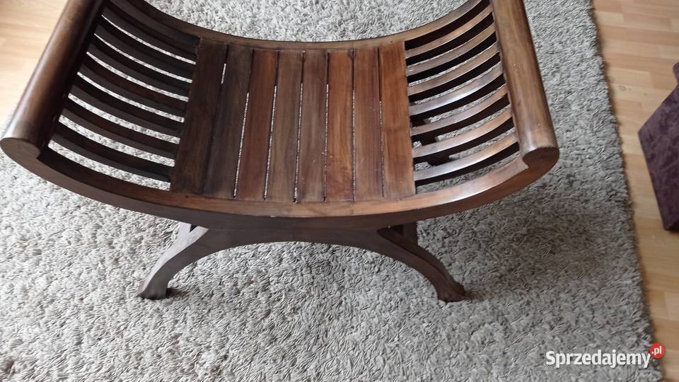 Indyjskie drewniane siedzisko CLASSIC 72x37x60 37cm Częstochowa