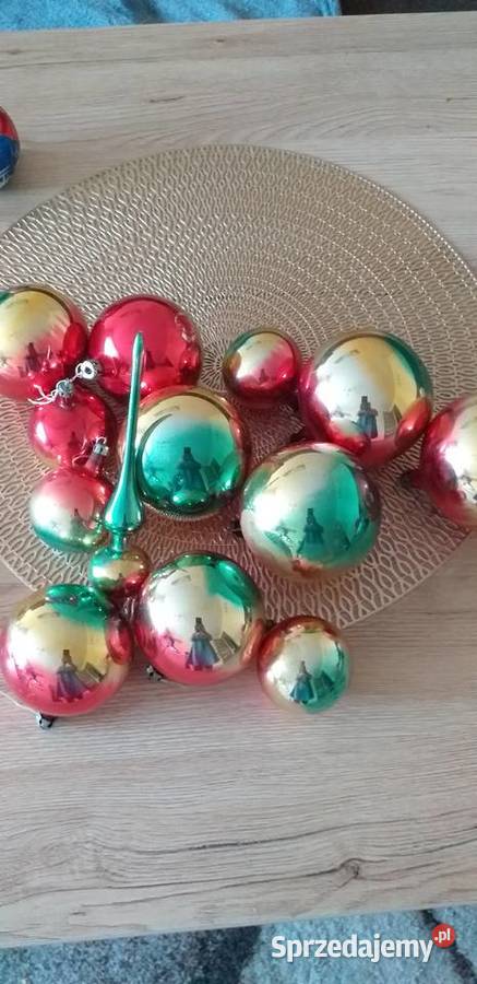 Bombki z czasów prl Porcelana i szkło Przedbórz