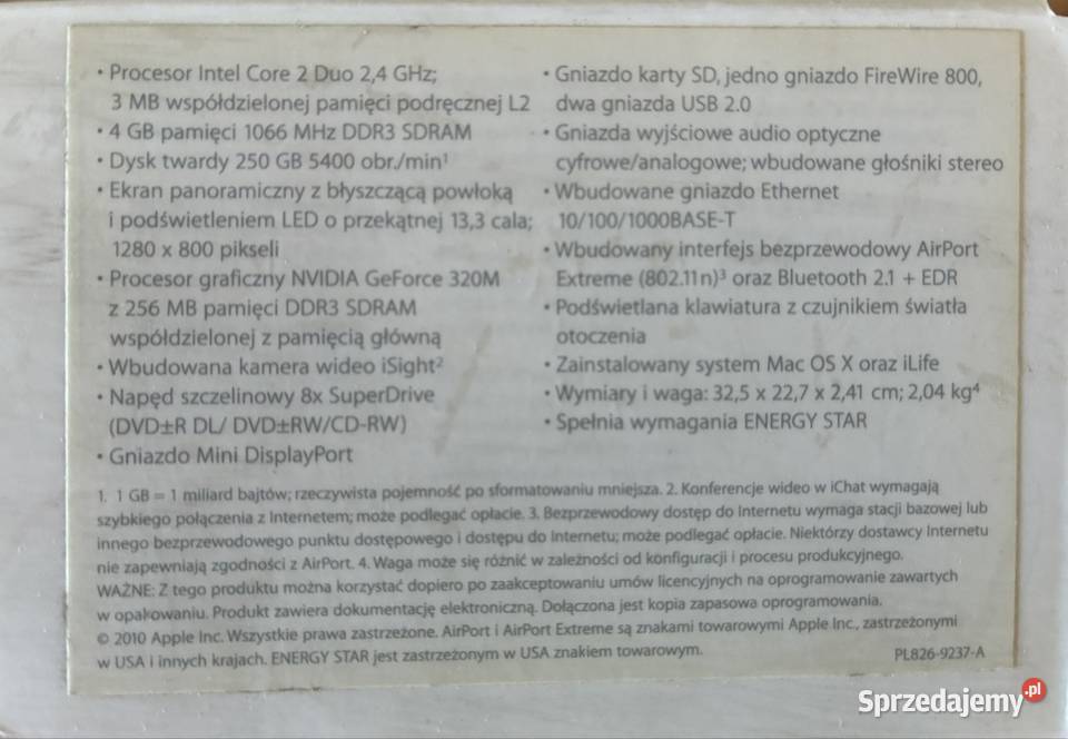 Komputer MacBook Pro 2017 mazowieckie sprzedam