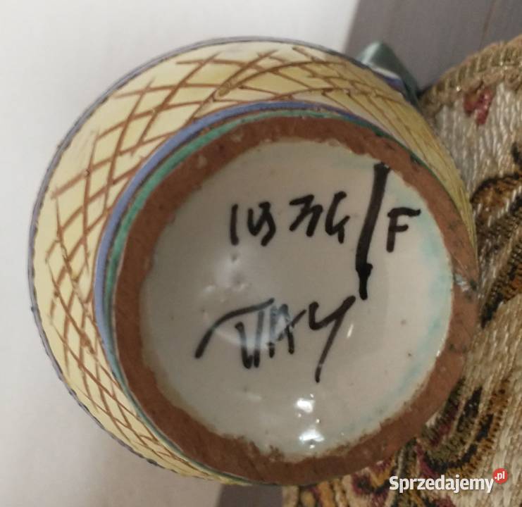 Wazonik włoski ręcznie robiony wielkopolskie Krotoszyn sprzedam
