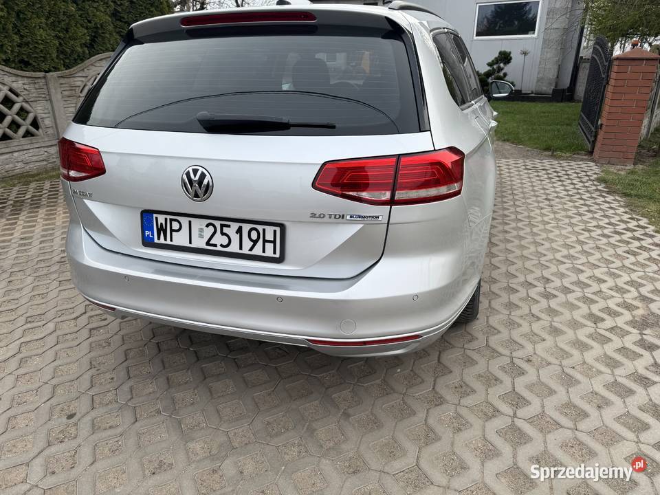 Volkwagen Passat B8 20 TDI 150 bez Adblue Rok produkcji 2017 Brudzew
