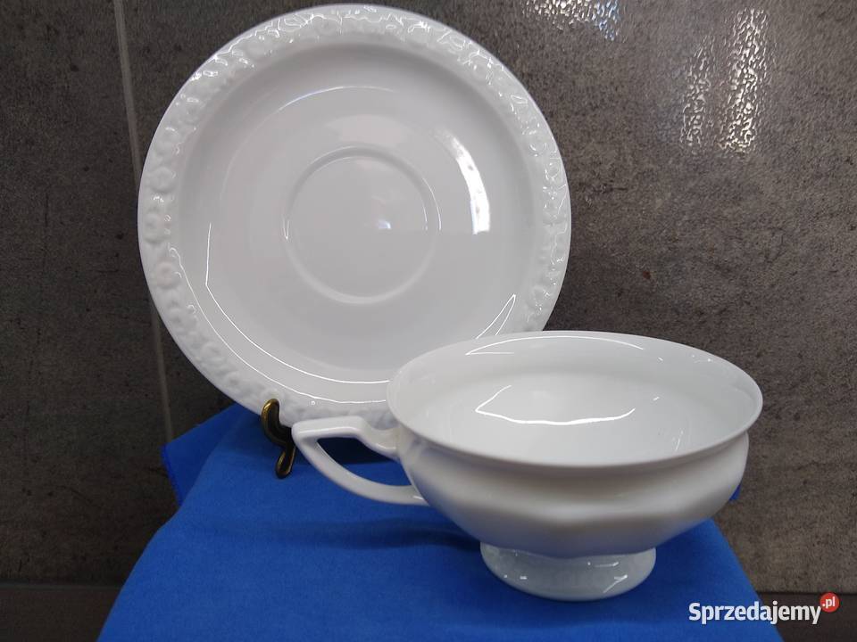 Filiżanka do herbaty Rosenthal Biała Maria Selb wielkopolskie Kalisz
