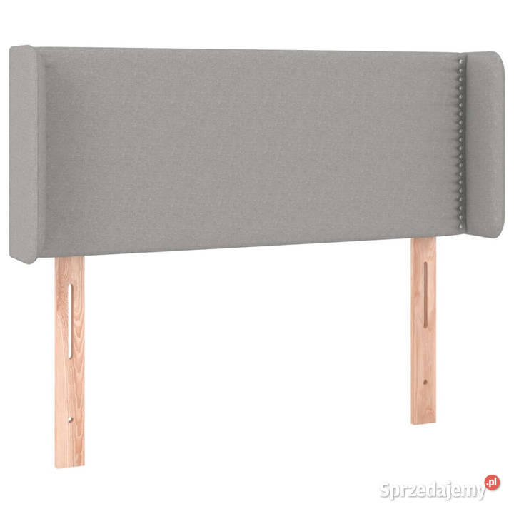 Zagłówek do łóżka z LED jasnoszary 93x16x7888 mazowieckie Warszawa