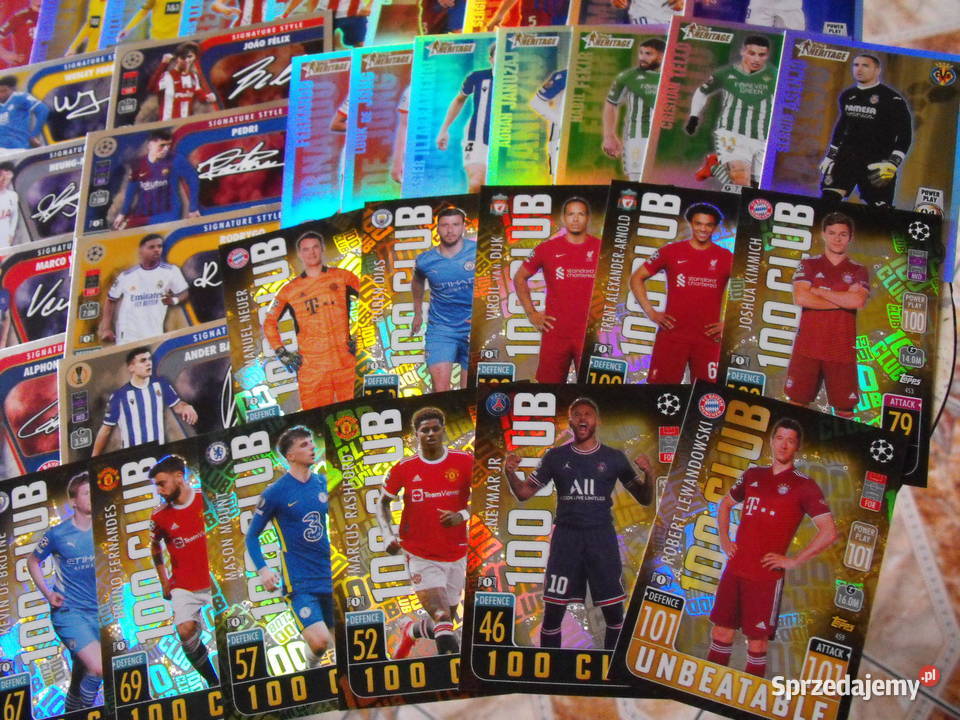 topps Match Attax 202122 KOMPLET kart OKAZJA śląskie Mykanów