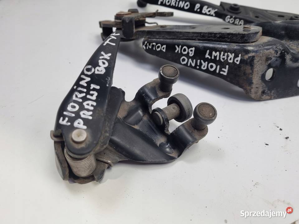 Fiat Fiorino III Qubo Nemo Bipper ZAWIAS Zawiasy, bolce i prowadnice Rudka sprzedam