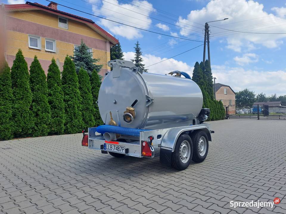 Przyczepka Beczka do Bentonitu Przewiertów Firlej