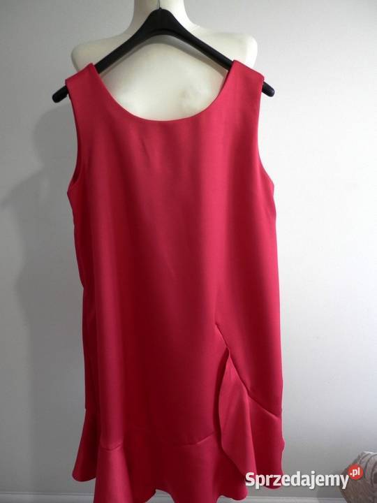 Sukienka na Wesele Wizytowa Wieczorowa Imprezowa różowy Łomża