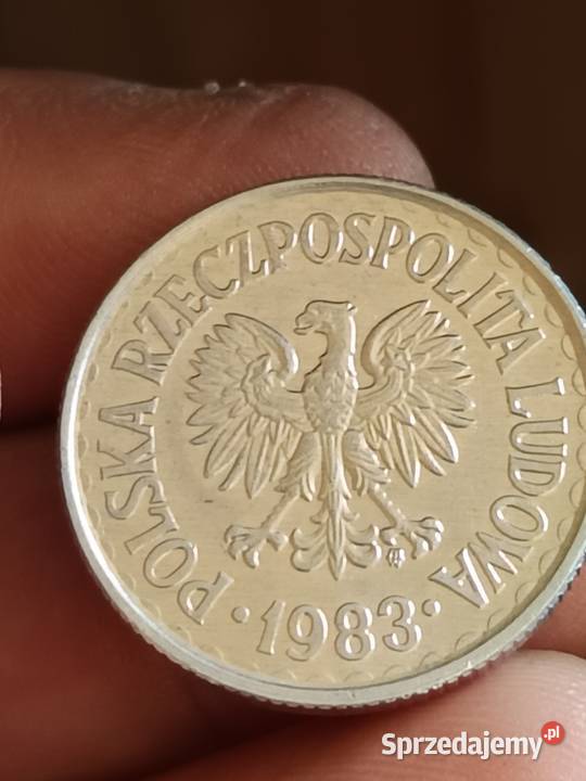 Sprzedam monete 1 zloty 1983 r lekka skrętka bbb Chełm