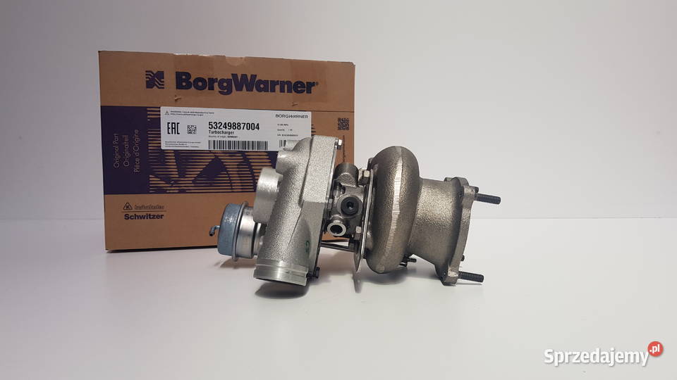 Turbosprężarka BorgWarner KKK 53249887004 osobowe