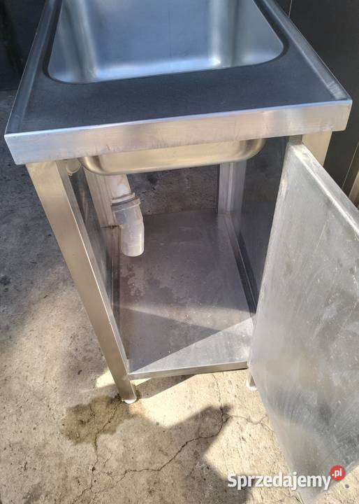 Zlew gastronomiczny 1komorowy z szafką 40x65x90