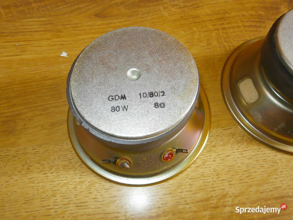 Głośniki GDM 10802 8ohm Tonsil do regeneracji 2 Łódź