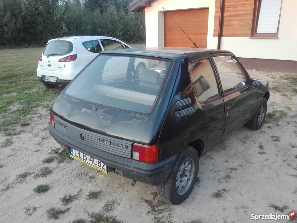 205 najtansze w polsce youngtimer Rok produkcji 1990 lubelskie Lubartów
