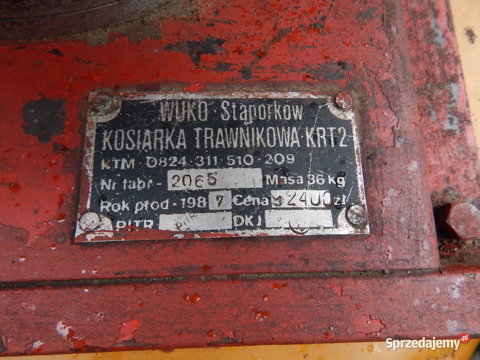 Kosiarka Spalinowa trawnikowa PRL WUKO Stąporków Warszawa