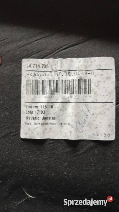 Podsufitka Opel Astra H Sedan fotele kanapa lubelskie sprzedam
