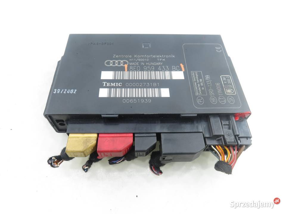 MODUŁ KOMFORTU AUDI A4 B6 Avant 8E5 8E0959433BC